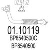 MTS 01.10119 Exhaust Pipe